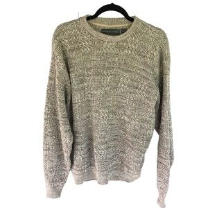 Oscar De La Renta Mens Marled Crew Neck Sweater SZXL Pullover